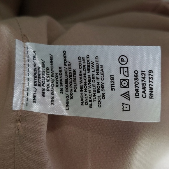 Ann Taylor Factory Midi Sheath Dress 10 Plaid Neutral Career Business Office - Picture 15 of 15